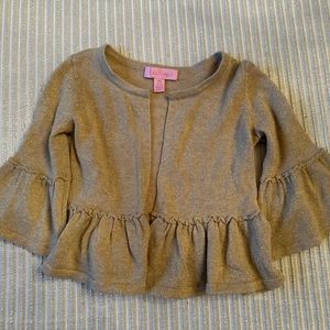 Lilly Pulitzer gold cardigan